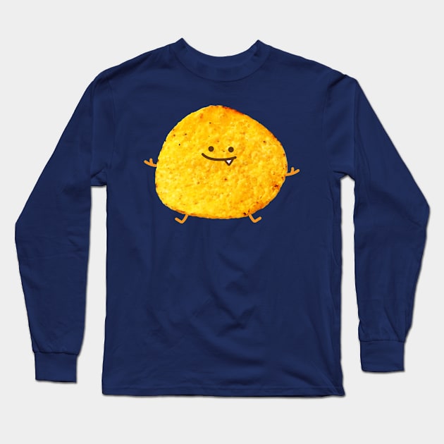 Funny potato chips Long Sleeve T-Shirt by spontania